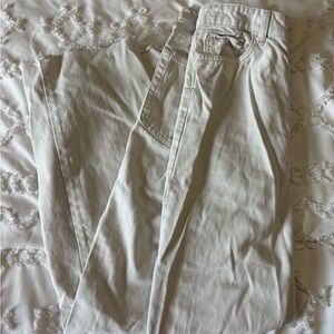 Zara Casual Cream Jeans